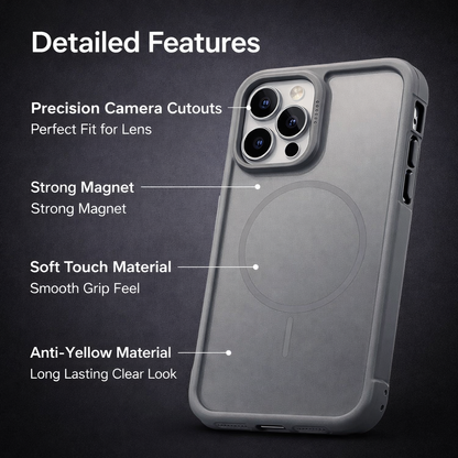 Soft Flexible TPU Shockproof Protective Glossy Soft Mag-Safe for iPhone