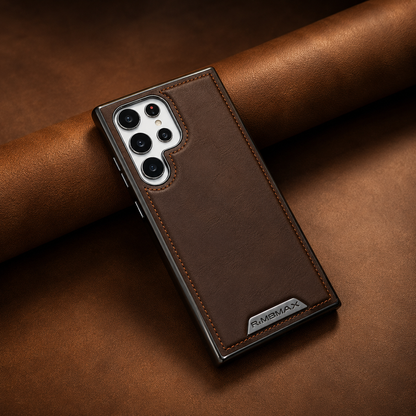 Premium PU Leather Magnetic Mobile Phone Case for Samsung Galaxy Ultra Series