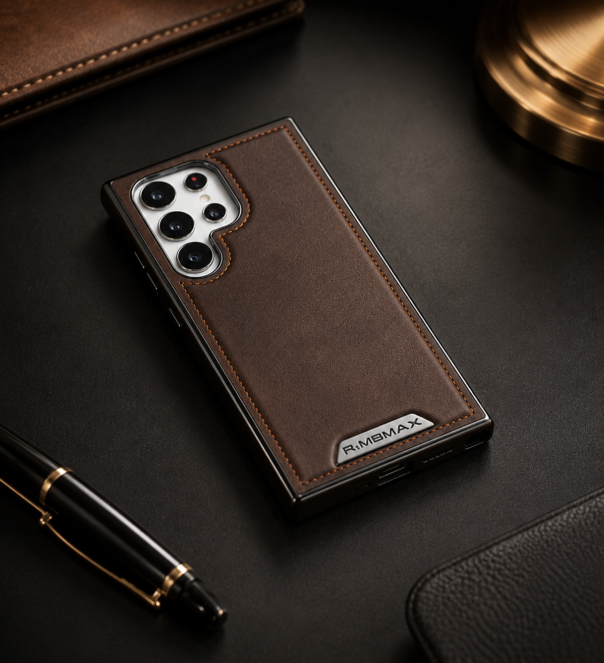 Premium PU Leather Magnetic Mobile Phone Case for Samsung Galaxy Ultra Series
