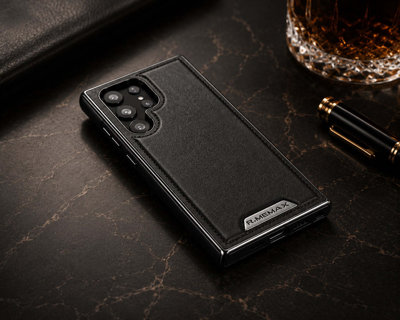 Premium PU Leather Magnetic Mobile Phone Case for Samsung Galaxy Ultra Series