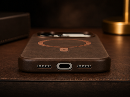 Signature MagSafe Leather Case for iPhone