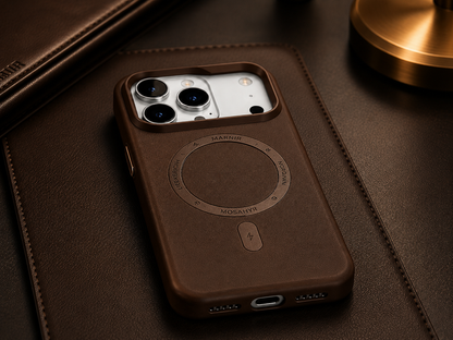 Signature MagSafe Leather Case for iPhone