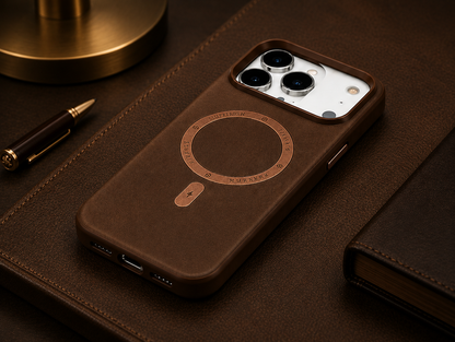 Signature MagSafe Leather Case for iPhone