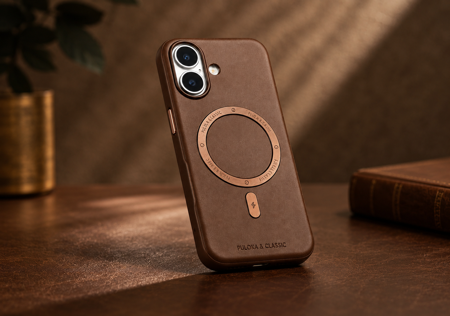 Signature MagSafe Leather Case for iPhone