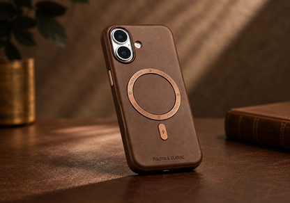Signature MagSafe Leather Case for iPhone