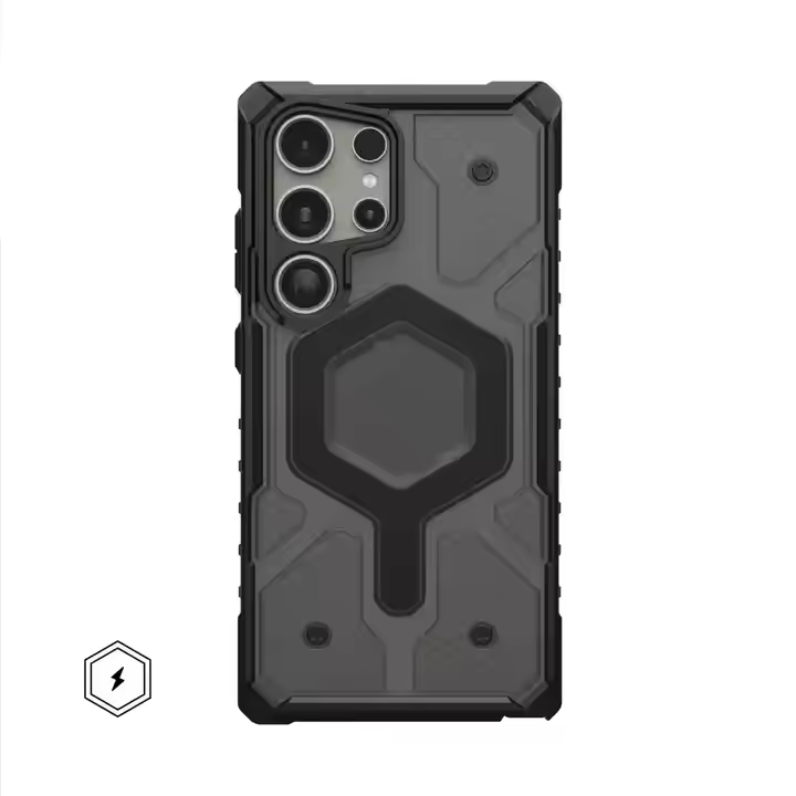 Military-Grade Pathfinders Clear Magnetic Case for Samsung S Series  Wireless Charging Case