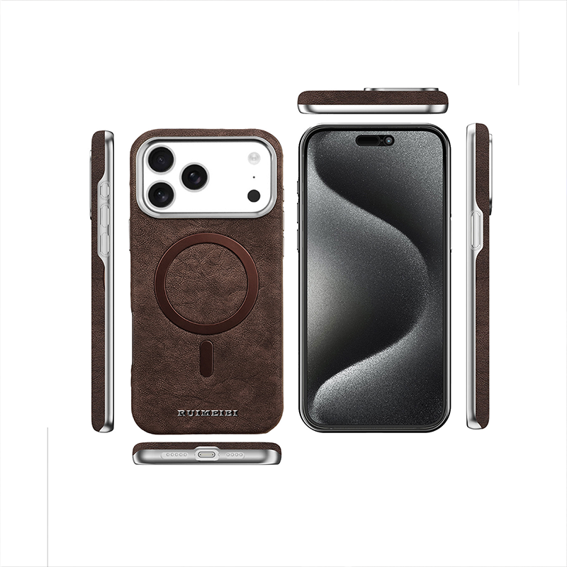 Classic Vintage Leather Magnetic Case for iPhone Series