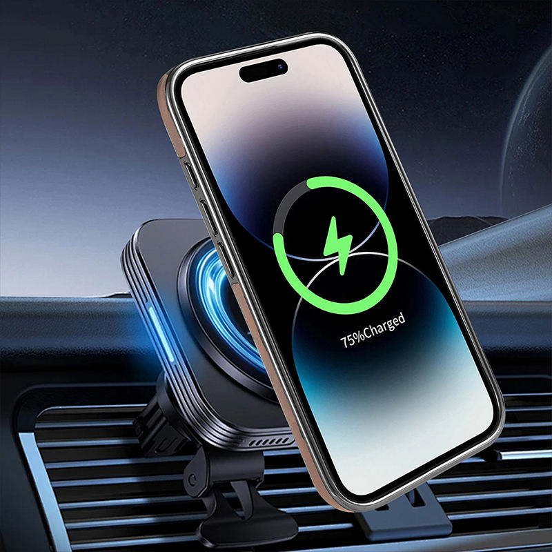Luxury Electroplating PU Leather Phone Case for iPhone With Rotation Ring Magnetic Stand Shockproof Cover