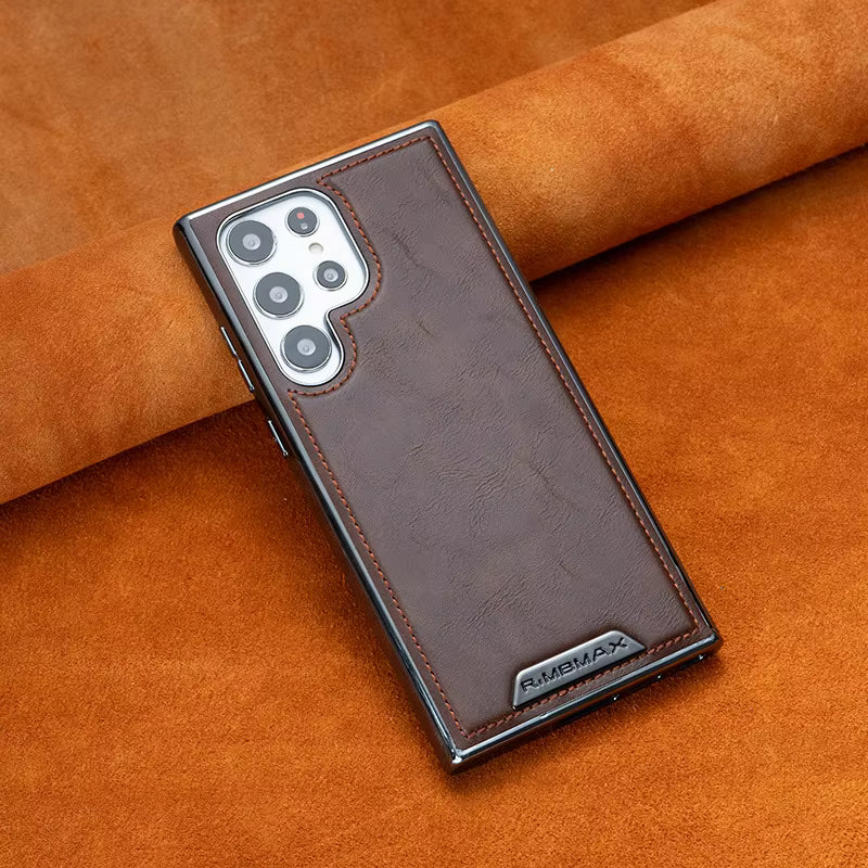 Premium PU Leather Magnetic Mobile Phone Case for Samsung Galaxy Ultra Series