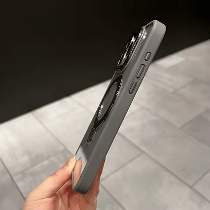 Magnetic Double Stand Case for iPhone Integrated Lens Stand Back Cover