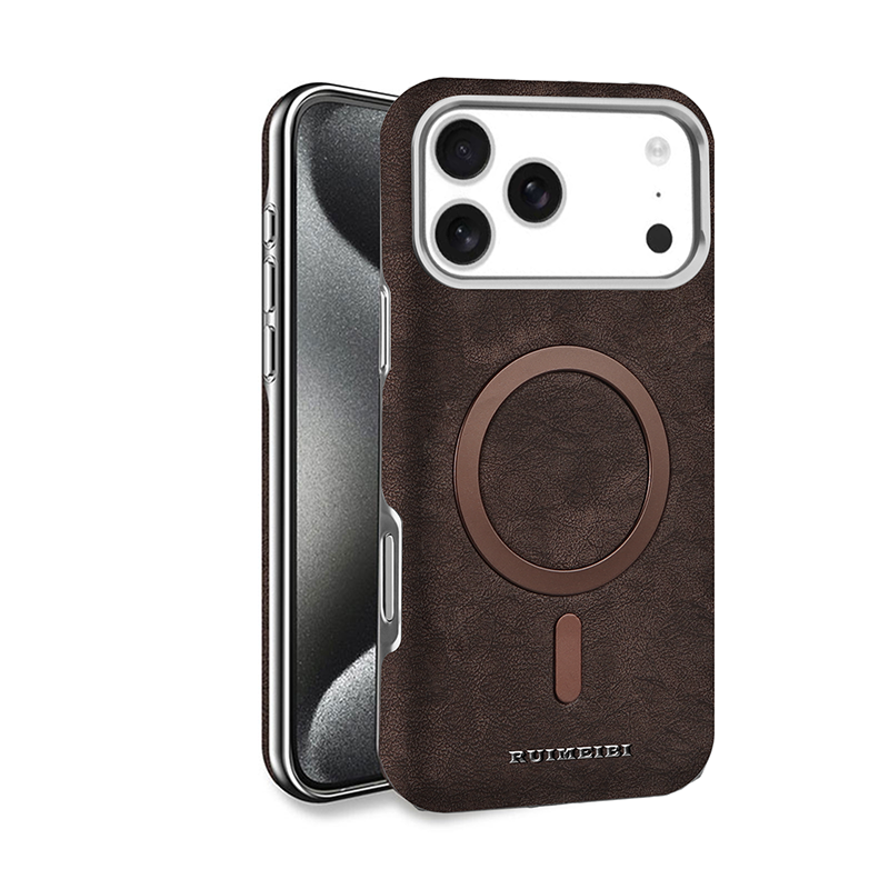 Classic Vintage Leather Magnetic Case for iPhone Series