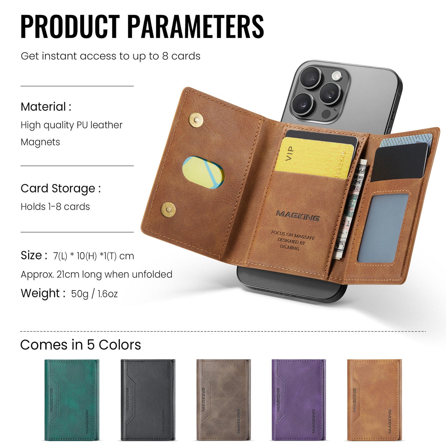 Gadgetrea MagVault Stand Wallet