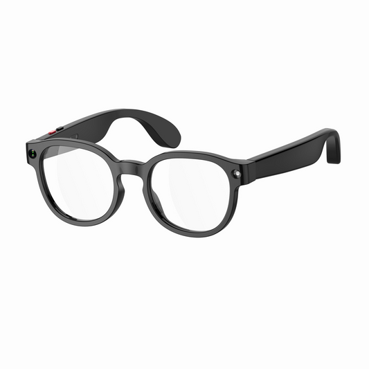 AIMBS1 Bluetooth Smart Glasses - Black Tech with Long Battery Life, High-Fidelity Sound, and AI-Integrated Bluetooth Smart Glass