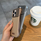 Premium Metallic AeroFLex Leather Case With Aroma Perfume Cover Compatible For iPhone Series