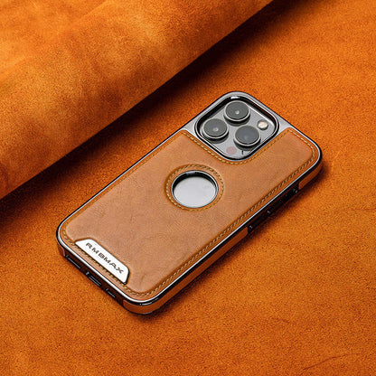 Retro Leather Magnetic Phone Case for iPhone
