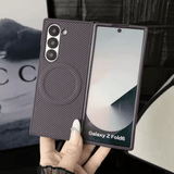 Carbon Fiber for Samsung Z Fold  Phone Case Pattern Magnetic Protection Cover, Suitable for Samsung Z Fold