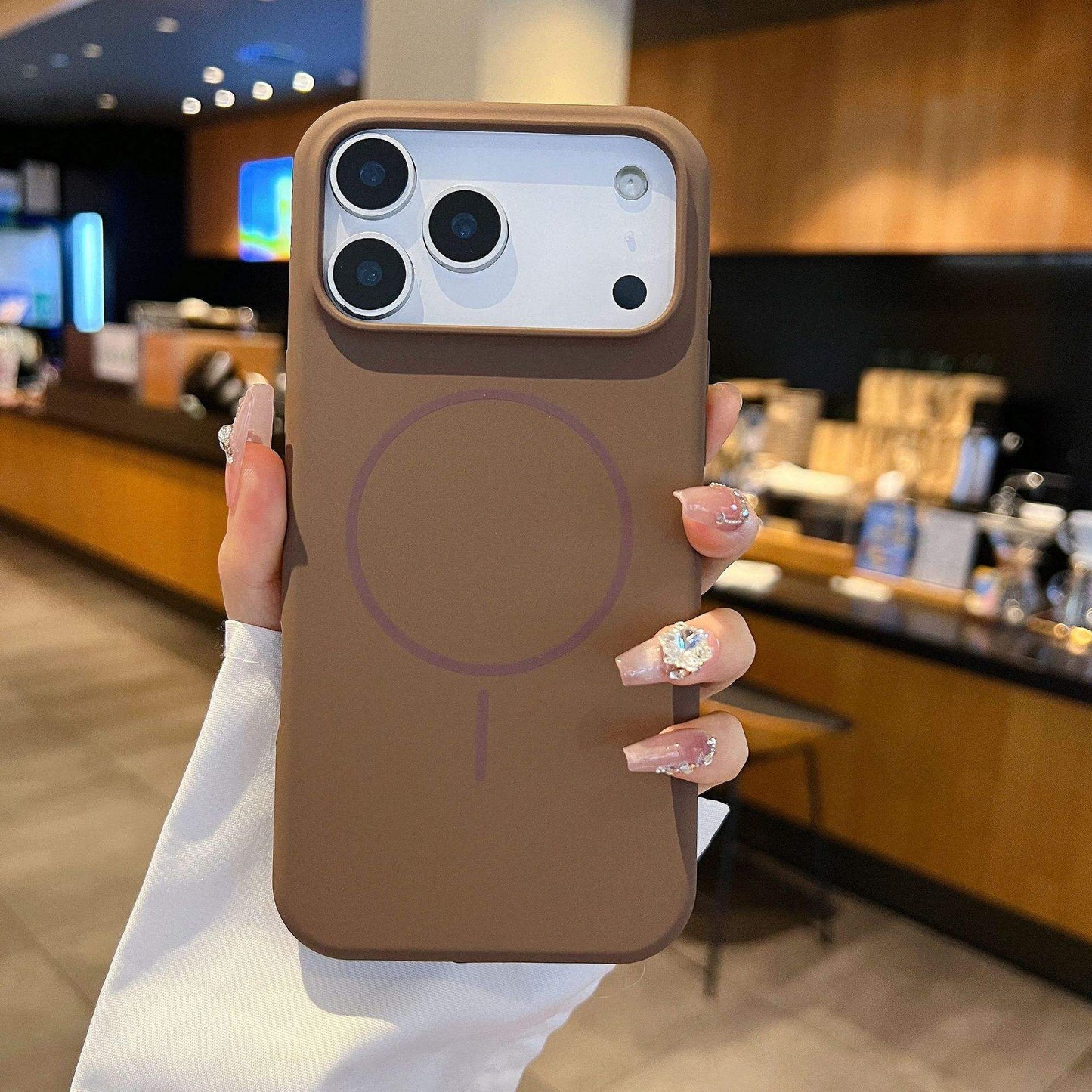 Soft Flexible TPU Shockproof Protective Glossy Soft Mag-Safe for iPhone