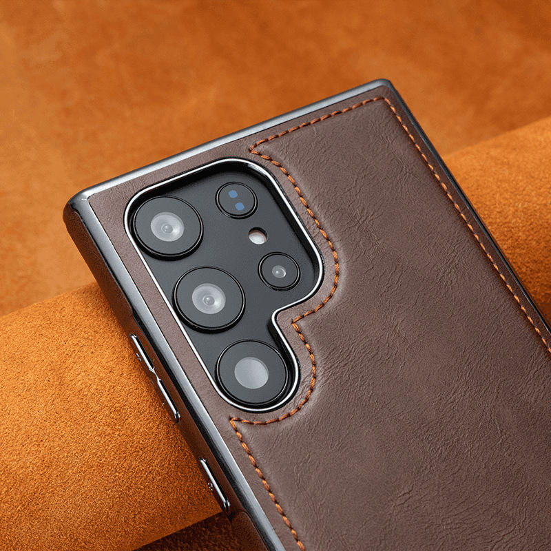 Premium PU Leather Magnetic Mobile Phone Case for Samsung Galaxy Ultra Series