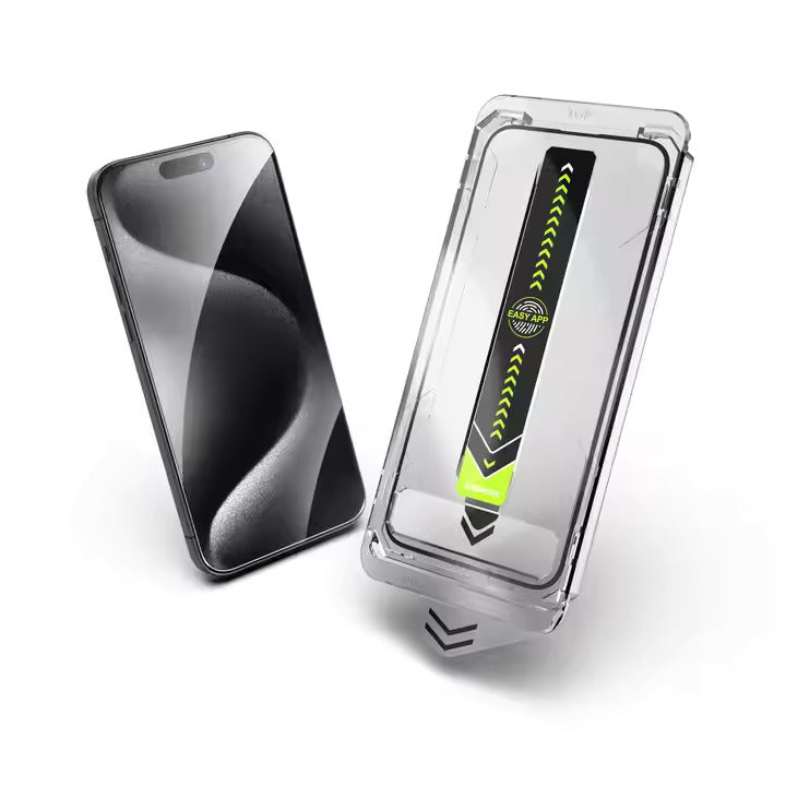 Tempered Glass Screen Protector Case Easy Applicator Install Magic Box Screen Protector For iPhone Series