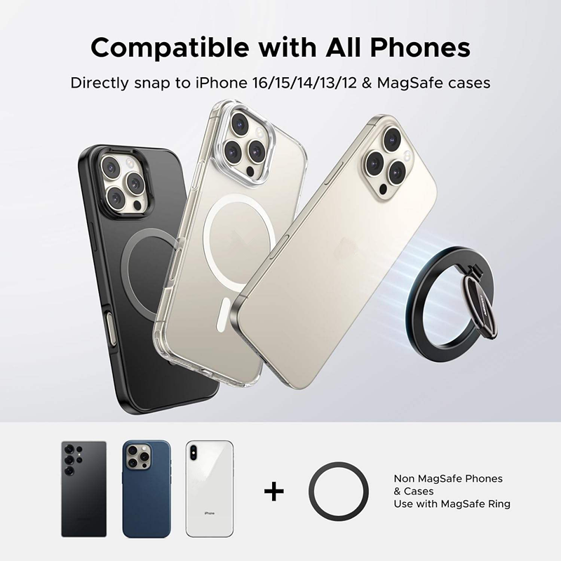 Strong Magnet Double Side Ring Holder for Phone