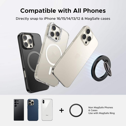 Strong Magnet Double Side Ring Holder for Phone