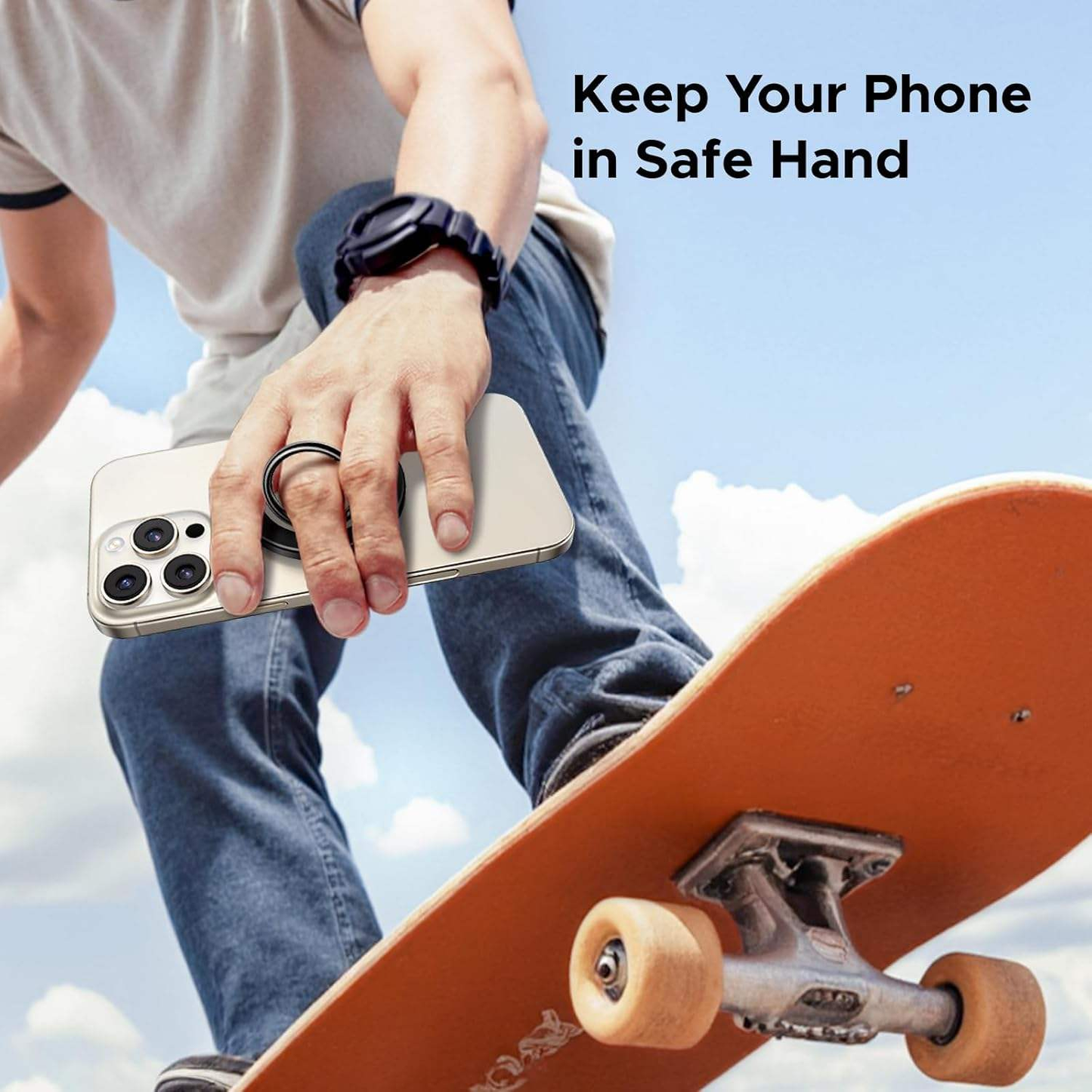 Strong Magnet Double Side Ring Holder for Phone