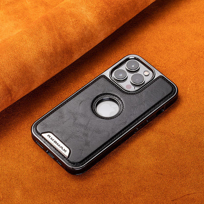 Retro Leather Magnetic Phone Case for iPhone