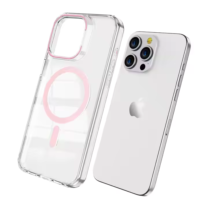 Magnetic Single Stand  Case for iPhone  integrated lens stand back covers