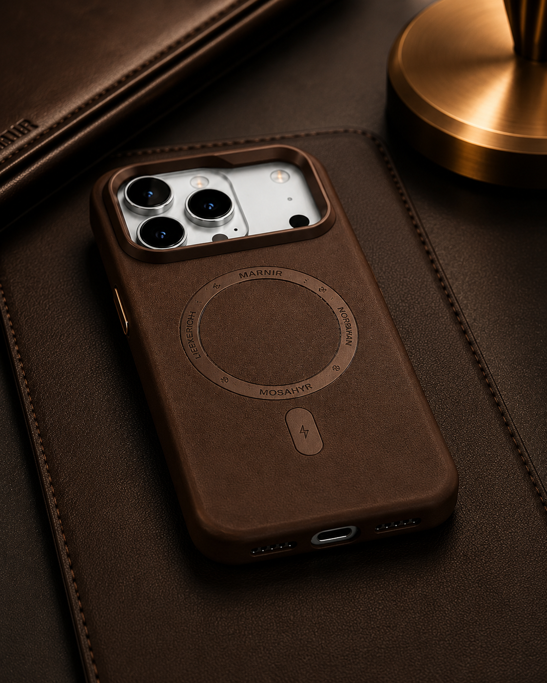 Signature MagSafe Leather Case for iPhone