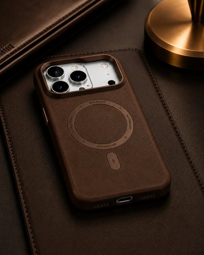 Signature MagSafe Leather Case for iPhone