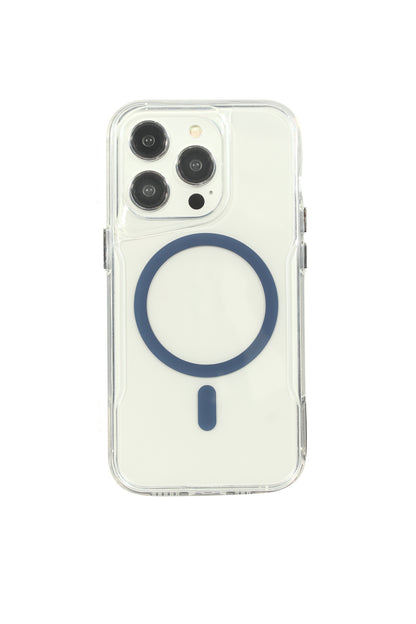 MagSafe Transparent Slim Hard Case for iPhone Series