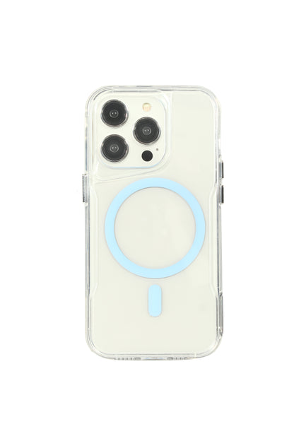 MagSafe Transparent Slim Hard Case for iPhone Series