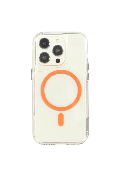 MagSafe Transparent Slim Hard Case for iPhone Series