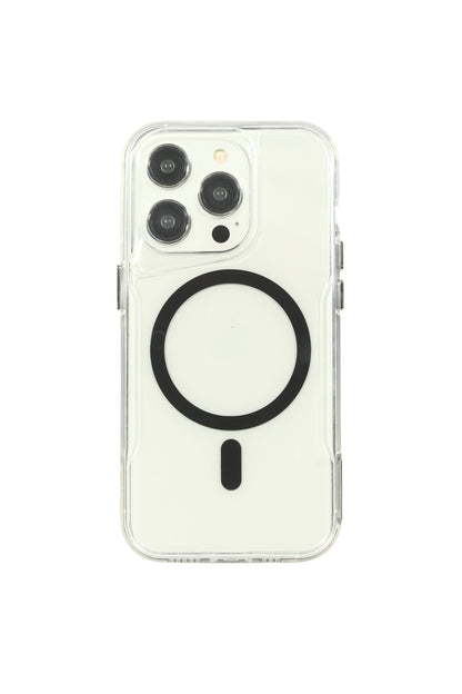 MagSafe Transparent Slim Hard Case for iPhone Series