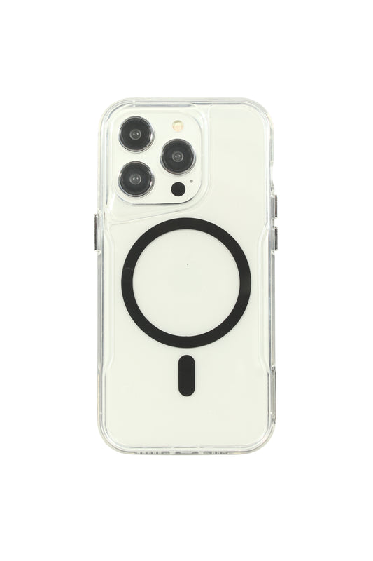 MagSafe Transparent Slim Hard Case for iPhone Series