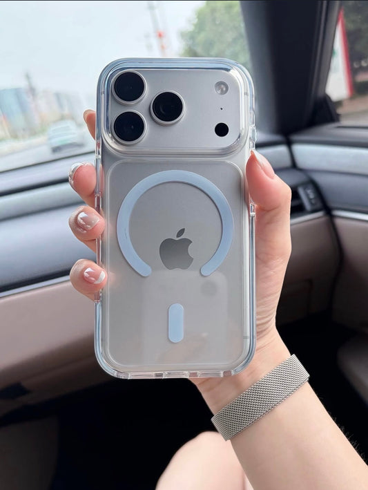 MagSafe Anti Yellow Clear Transparent Frost Shield Case for iPhone