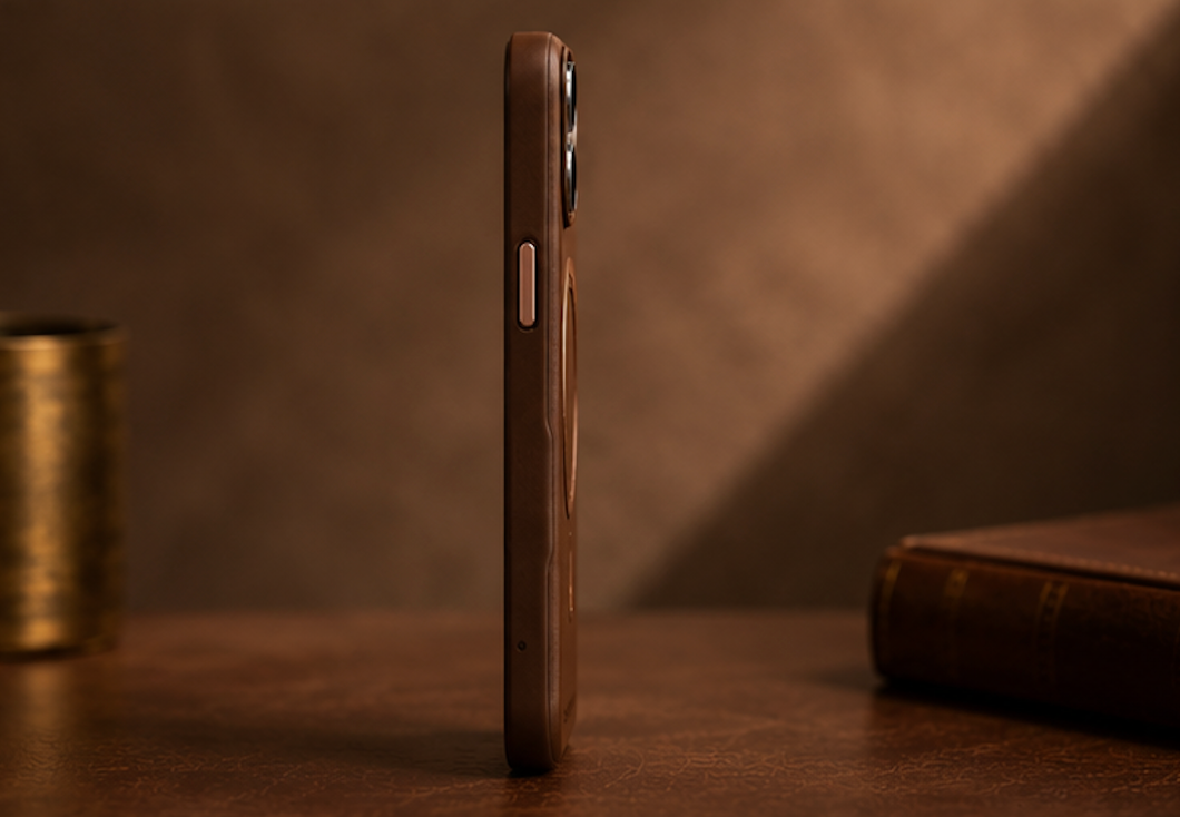 Signature MagSafe Leather Case for iPhone