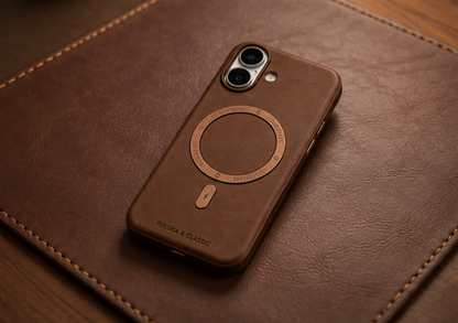 Signature MagSafe Leather Case for iPhone