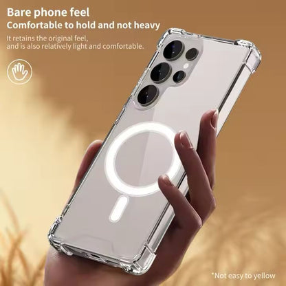 Crystal Clear Anti-Yellow Case for Samsung Galaxy Series – Shockproof & Slim Fit