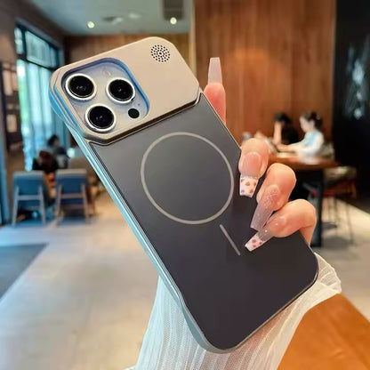 Ultra thin Borderless Magnetic Matte Case For iPhone Series