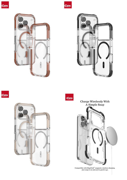 MagSafe Anti Yellow Clear Transparent Frost Shield Case