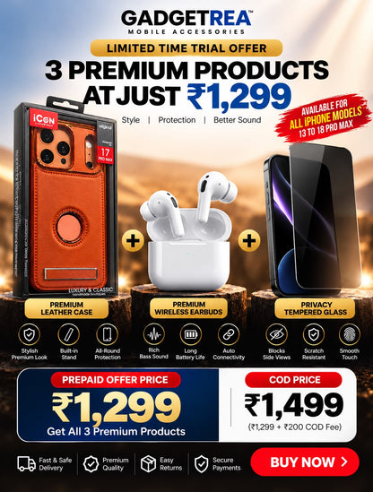 3 Premium Products. 1 Powerful Combo