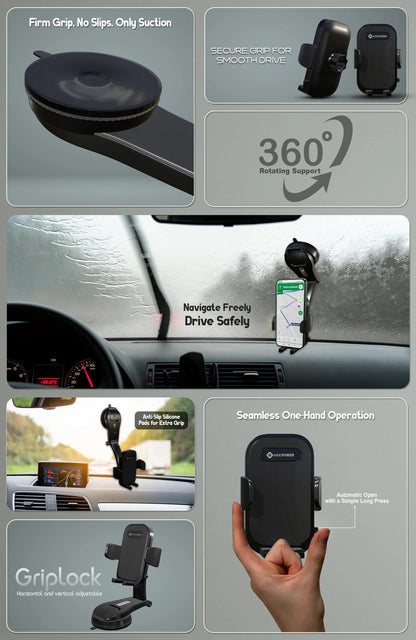 Premium Adjustable Car Phone Holder