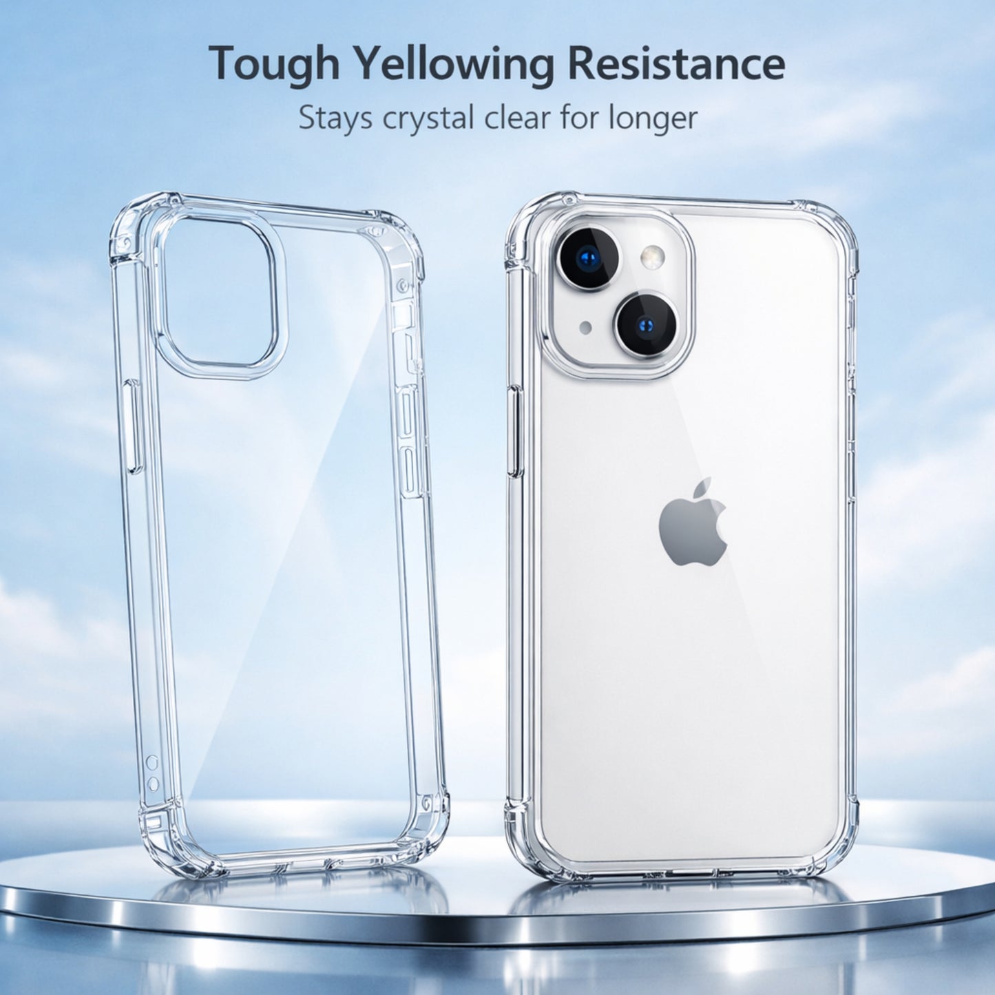 MagSafe Clear Case - Compatible With iPhone | Clear & Light Material | TPU Material | Shock-Absorption Flexible Case