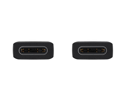 Samsung Type-C TO C Cable (EP-DA705BBEGIN, Black)