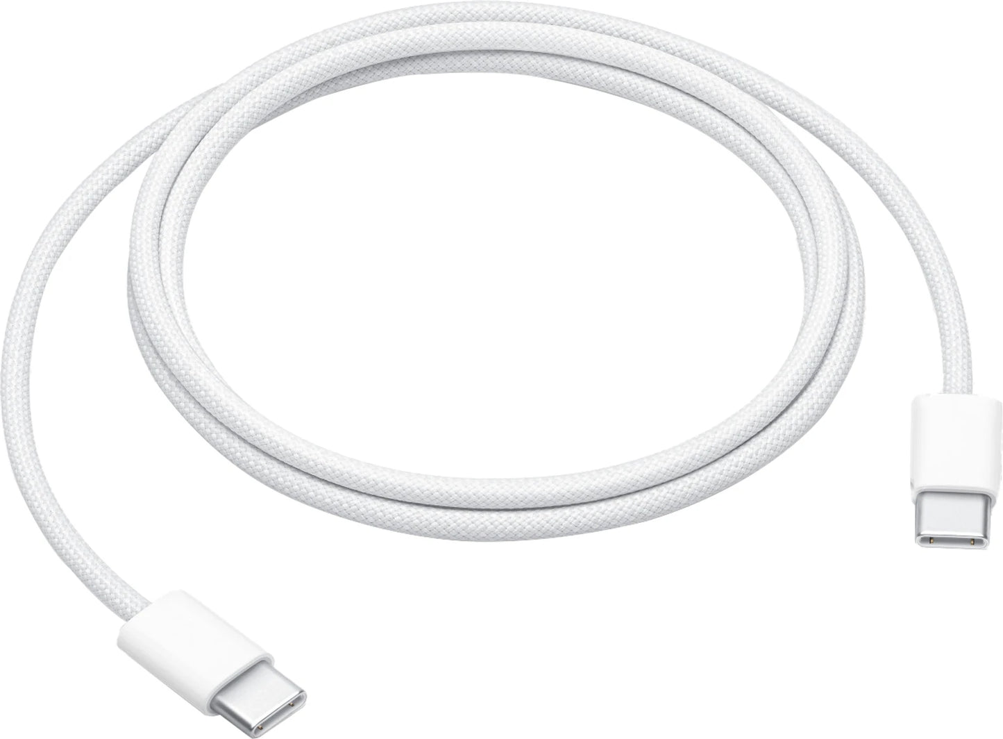 Apple 1 Mtr 60W USB-C Charge Cable with Woven Design (White)